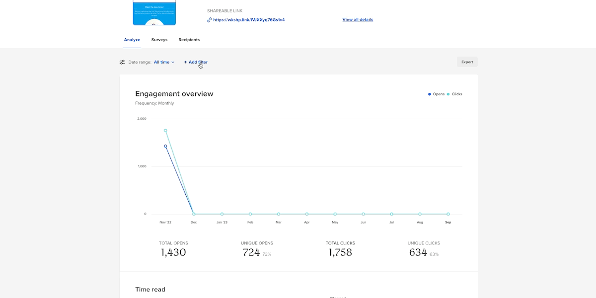 analyze filtering